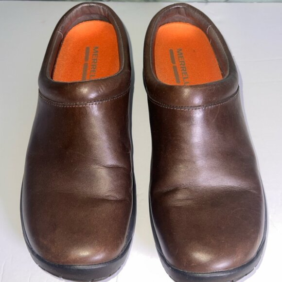 Merrell Primo Chill Brown Leather Slip On Shoes Women's 8.5 GS5‎ - Picture 7 of 10